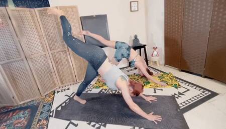 Jealous Yoga girls Sprained ankle and crutching - JOSIE JO & CATHERINE FOXX HIDEF MOV