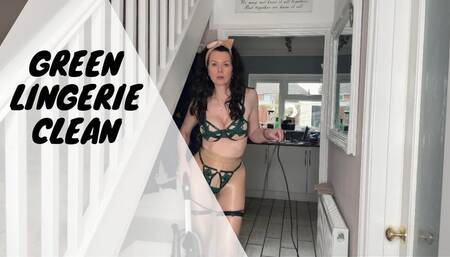 Green Lingerie Cleaning with Nylons