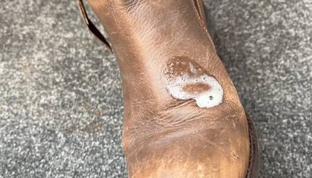 Spit Worship Montage – Drenching Shoes, Boots & Leather Gloves in My Saliva | Fetish Spitting ASMR