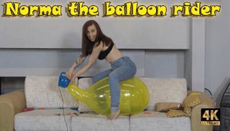 Norma the balloon rider