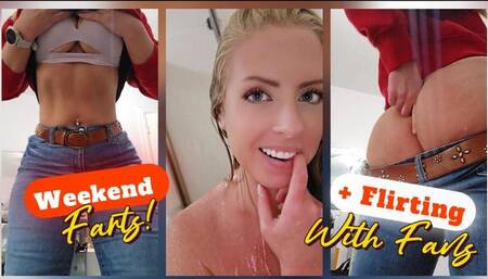 Race Day Weekend Vlog with Farts + Flirting with my Fans - Vertical Video