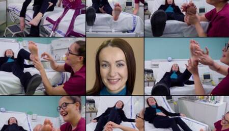 Arwen Sprain Tickle Treatment at the Foot Clinic (in HD 1920X1080)