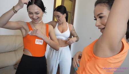 EVA, JULIA and RADA - You must remember the smell and taste of our sweat for a long time! (4K)