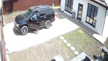 Busty Teen Caught Sucking BF's Cock Outdoors!