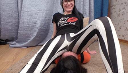 Young slave-girl softly dominated by playful black-haired 18 yo female partner, lec300x 1080p