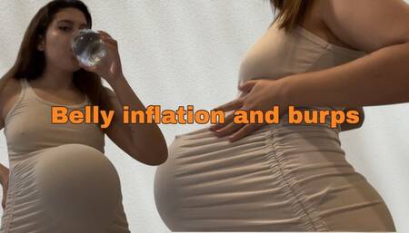 Body inflation whit burps
