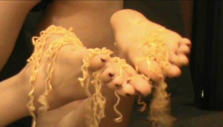 My Dirty VHS Diary: Mistress Ravena and Marilou Crushing Spaghetti