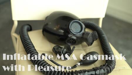 Inflatable MSA Gasmask with Pleasure (Big Window)