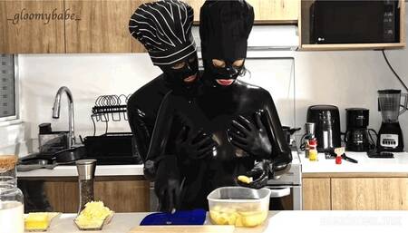 Latex chefs get kinky, full video - Alex Latex