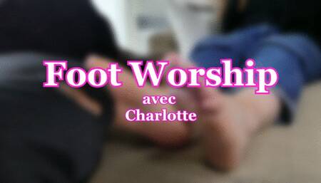 Charlotte - FOOT WORSHIP #1 : Sa première vidéo du genre !
