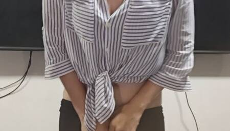 Naked hiccups and burping!