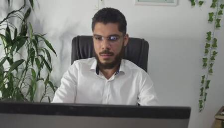 Me Jerking Off at the Office While Watching Porn