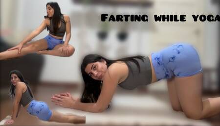 Farting while yoga
