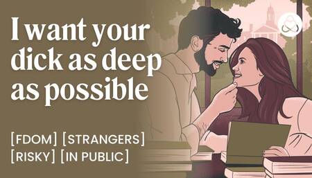 Student Fucks Famous Poet in Public - Rough Campus Sex Encounter - ASMR Audio Porn - Erotic Audio Story