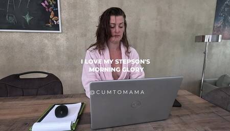 I love my stepson's morning glory????