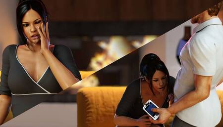 Ep17: Tracy Sucking Her Man's Cock While He's Playing - Living with Temptation: American Sunset