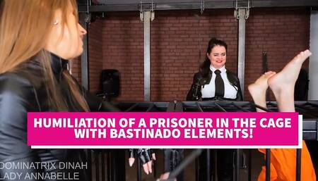 HUMILIATION OF A PRISONER IN THE CAGE OF BASTINADO!