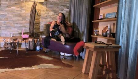 Cruel WhatsApp orders - Two Dominas, One Helpless Slave