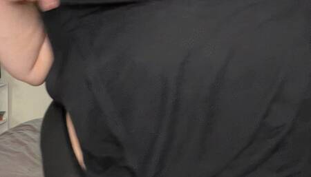 Sasha Stretches Your Tiny Tee!