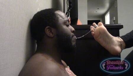 the foot gagging spit fj hj