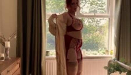 Sensual Secrets in Lace Lingerie Strip & Intimate Masturbation On The Bed - Your Strip Fantasy