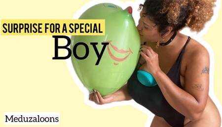 nose balloon to make a pop