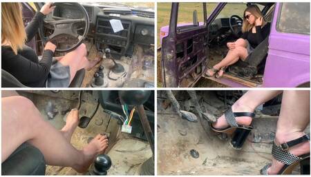 SEXY AND HOT: BRUTAL HARD REVVING IN TUNED RUSSIAN LADA JEEP
