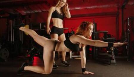 Molly Stewart enjoys sweaty workout