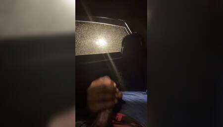 Moaning Out My Name While I Take A Quick Jerk Off And Nut Session In Car While Raining Os