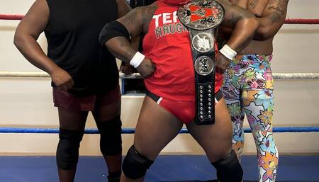 Male Wrestlers Double-Team And Try To Unmask The Famous Redstar