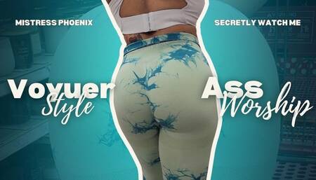 Green Leggings-Ass Worship