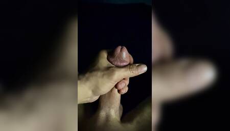 Perfect dick masturbating in slow motion