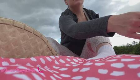 You're my foot slave at the park POV