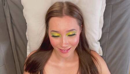 YELLOW make up | face fetish video