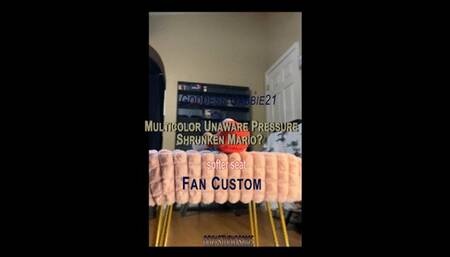 Goddess Gabbie21 My Pressure (lets try a softer seat Mario) Multi-color yoga pants (Fan Custom)