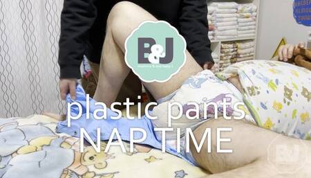 Plastic pants nap time