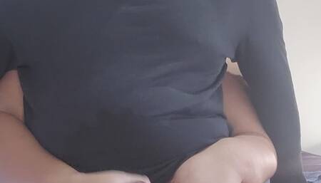 Amazon Power Queen Jerks this slaves Cock