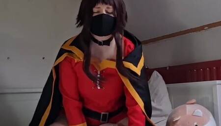 Megumin Goes for a Quickie Whilst Humping a Pillow