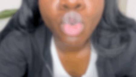 Kissy Lip Play with Loud Swallowing and Mouth sounds