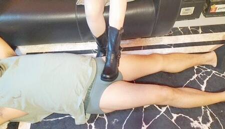 Chinese Mistress Liz -- Dignity Trampled By Martin Boots