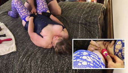 Granny's Clit and Pussy Vibrator Masturbation & Orgasms