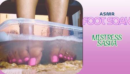ASMR FOOT SOAK
