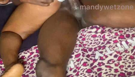 Husband Fucking Her Wife Wet Juicy Pussy Mercilessly Until Leaving a Creampie in Her Tight Virgina