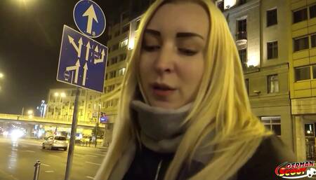 German scout - Hot college girl Amaris pickup and rough fuck