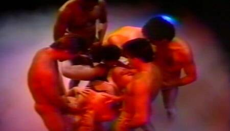 Busty Slut Got Ir Fucked in Vintage Orgy
