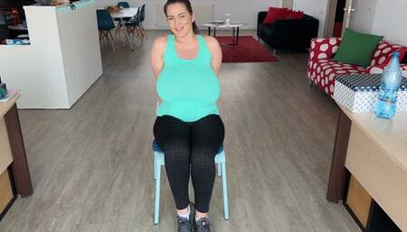 Foot fetish posing and toe sucking