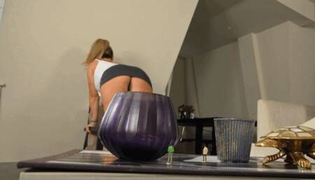 Step-Mom Fills Her Tummy with you and your Friend