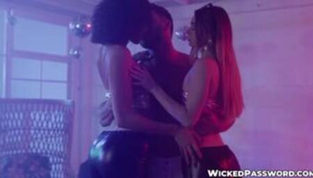 Ebony Alexis Tae and teen Molly Little satisfy my deviant urges