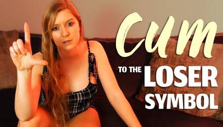 Cum to the Loser Symbol – Allexandra