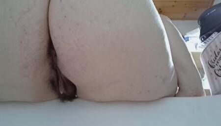 Little slave follows me to the bathroom to see my hot pee 720HD